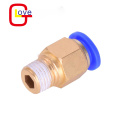 Encaixe de tubo de conector pneumático PC Straight One Touch